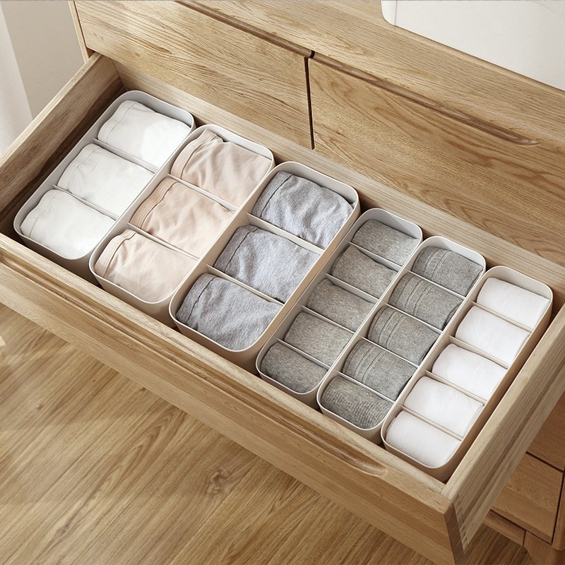 Drawer Organizer Box – Space-Saving Storage for Socks, Underwear & Accessories