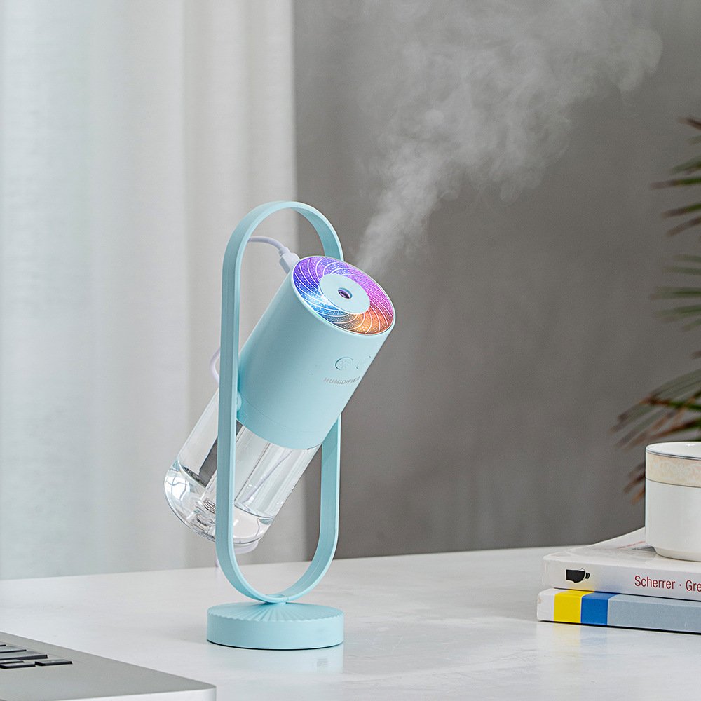 Portable Cool Mist Humidifier with Projection Night Light – Mini USB Ultrasonic Humidifier for Home & Bedroom - Image 3