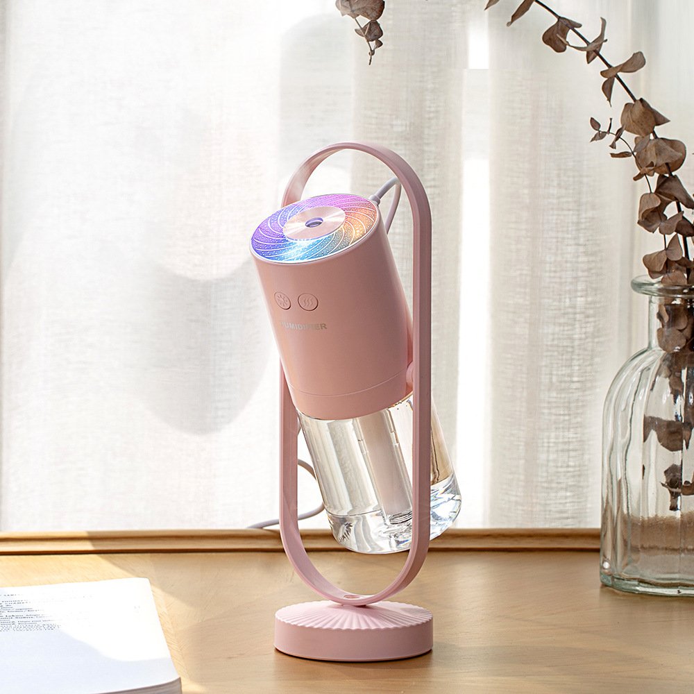 Portable Cool Mist Humidifier with Projection Night Light – Mini USB Ultrasonic Humidifier for Home & Bedroom - Image 2