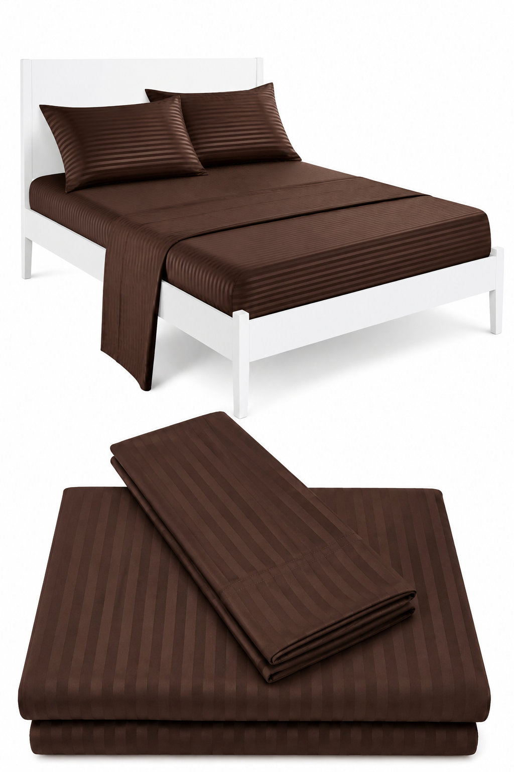 Luxury Solid Color Bed Set (Monochrome) - Image 2