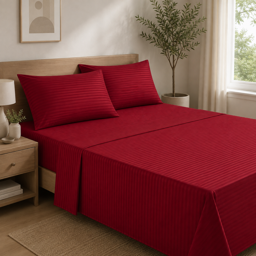Luxury Solid Color Bed Set (Monochrome)