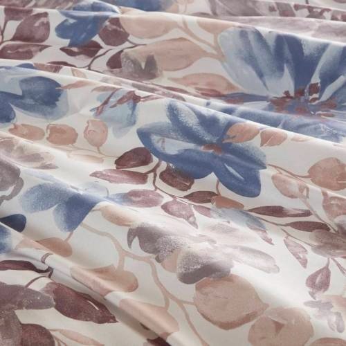 Classic Blue Floral Queen Comforter & Sheet Set - Image 10